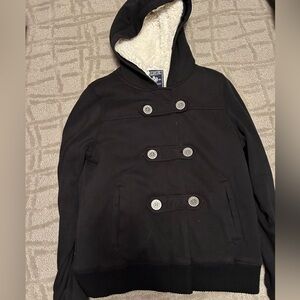 Victorias Secret Pink Sweatshirt Fleece Coat